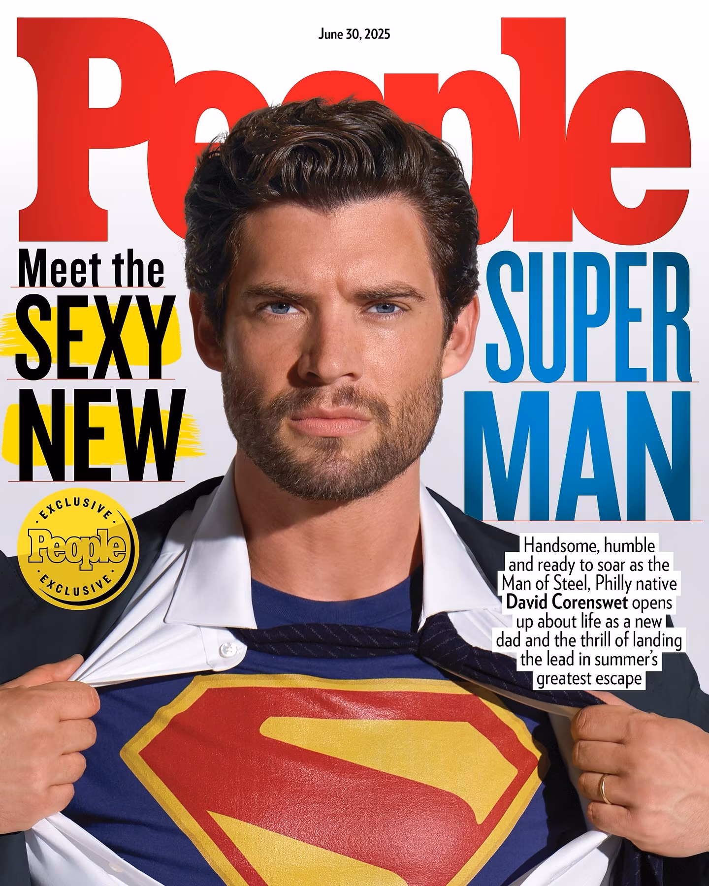 David Corenswet Soars as the New Superman Philadelphia actor taps into comic-book legacy for James Gunn’s blockbuster caped crusade.