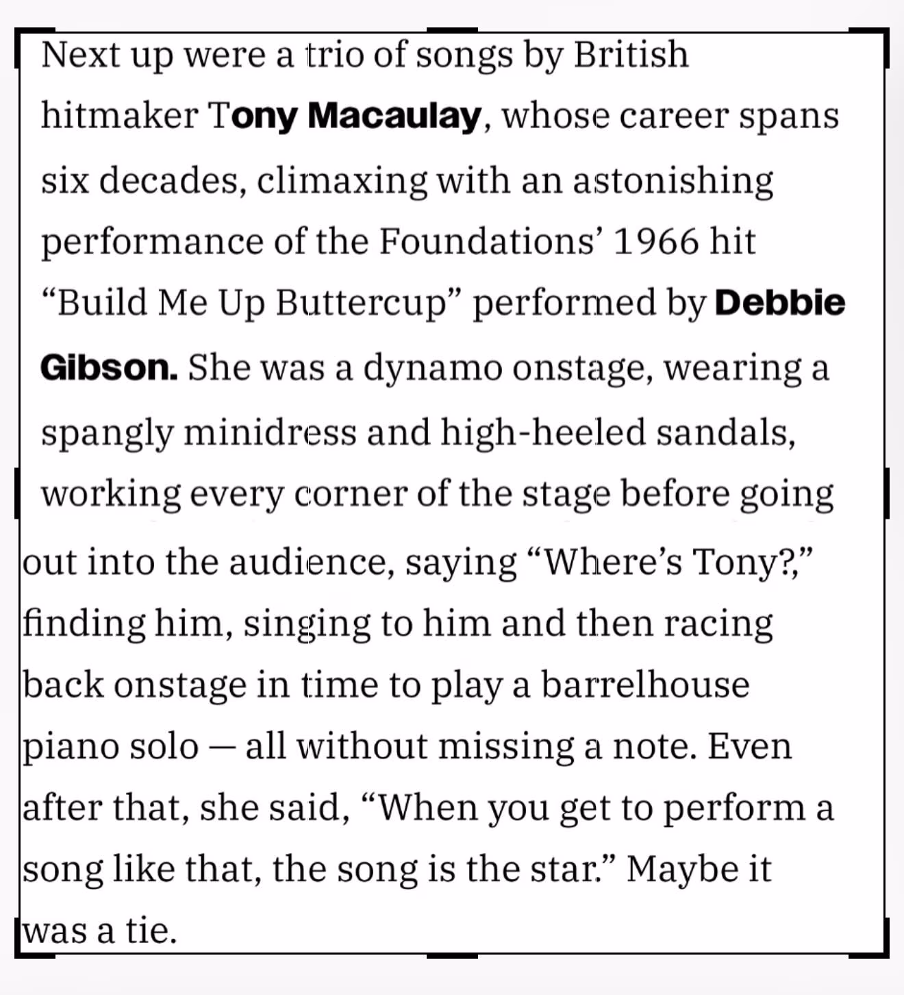 Debbie Gibson Floored by Tony Macaulay Tribute at SHOF Gala