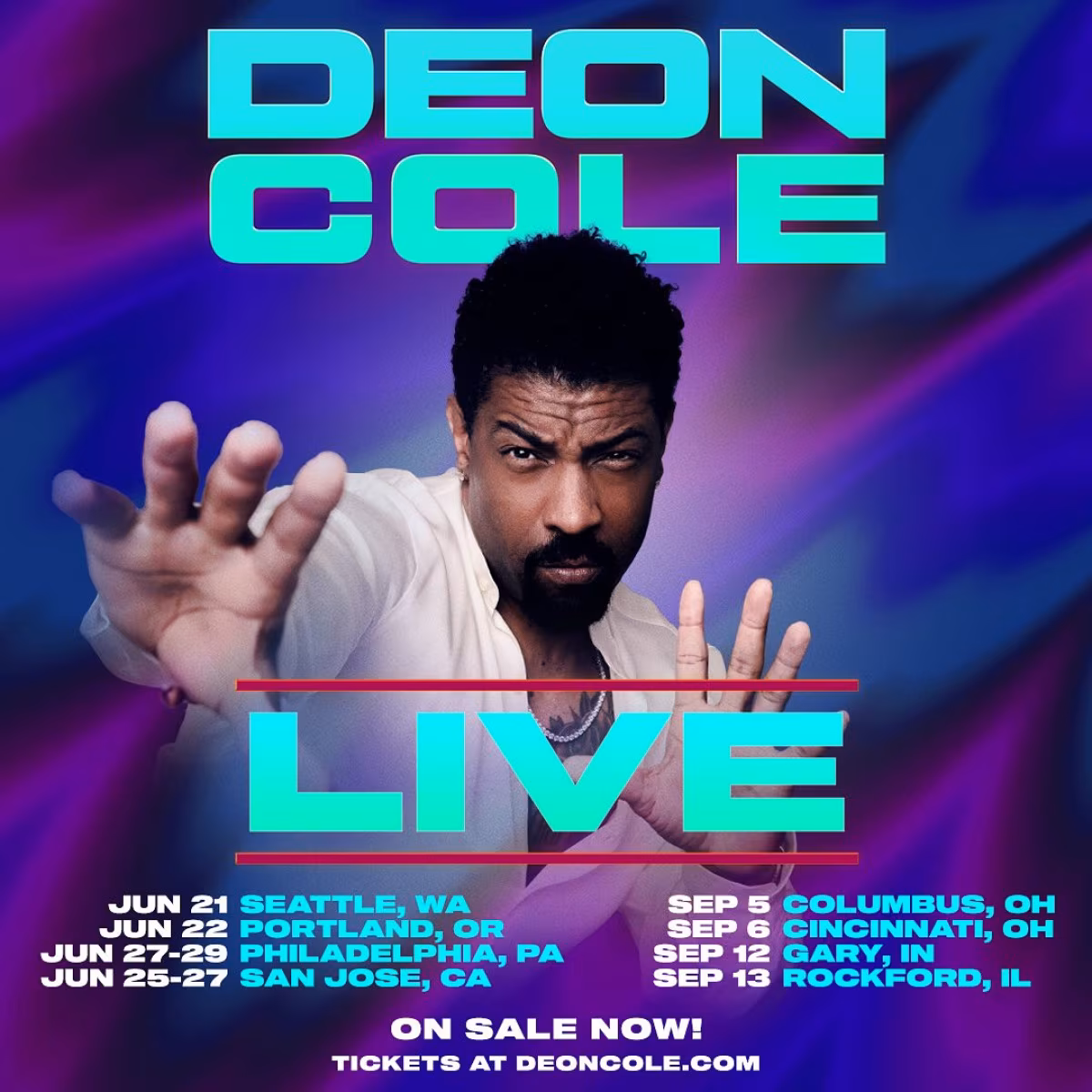 Deon Cole Announces Warm-Up Tour Dates Stand-up star details upcoming live shows for a joyous celebration of laughter nationwide.