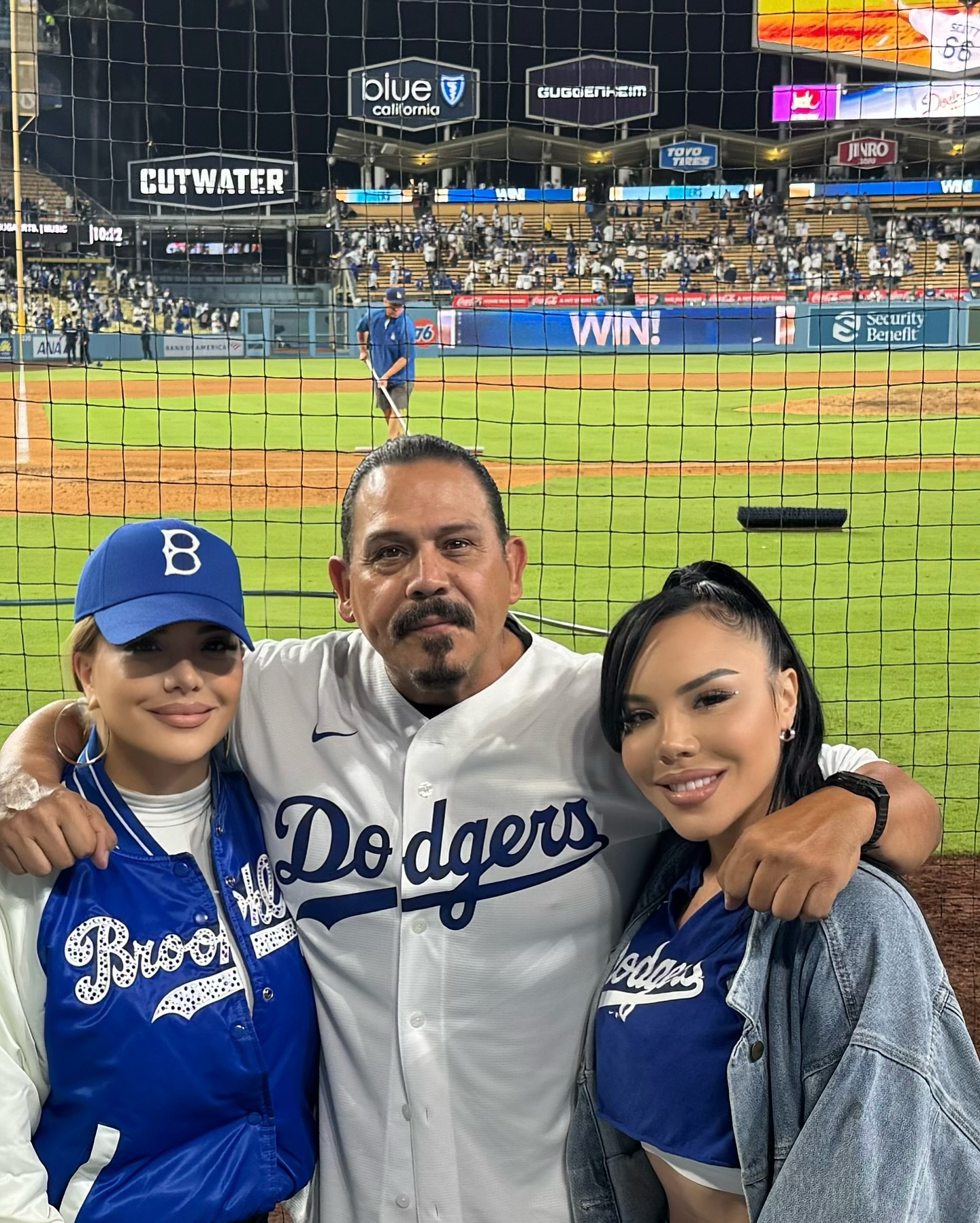 Emilio Rivera Enjoys Dodgers Game with Family