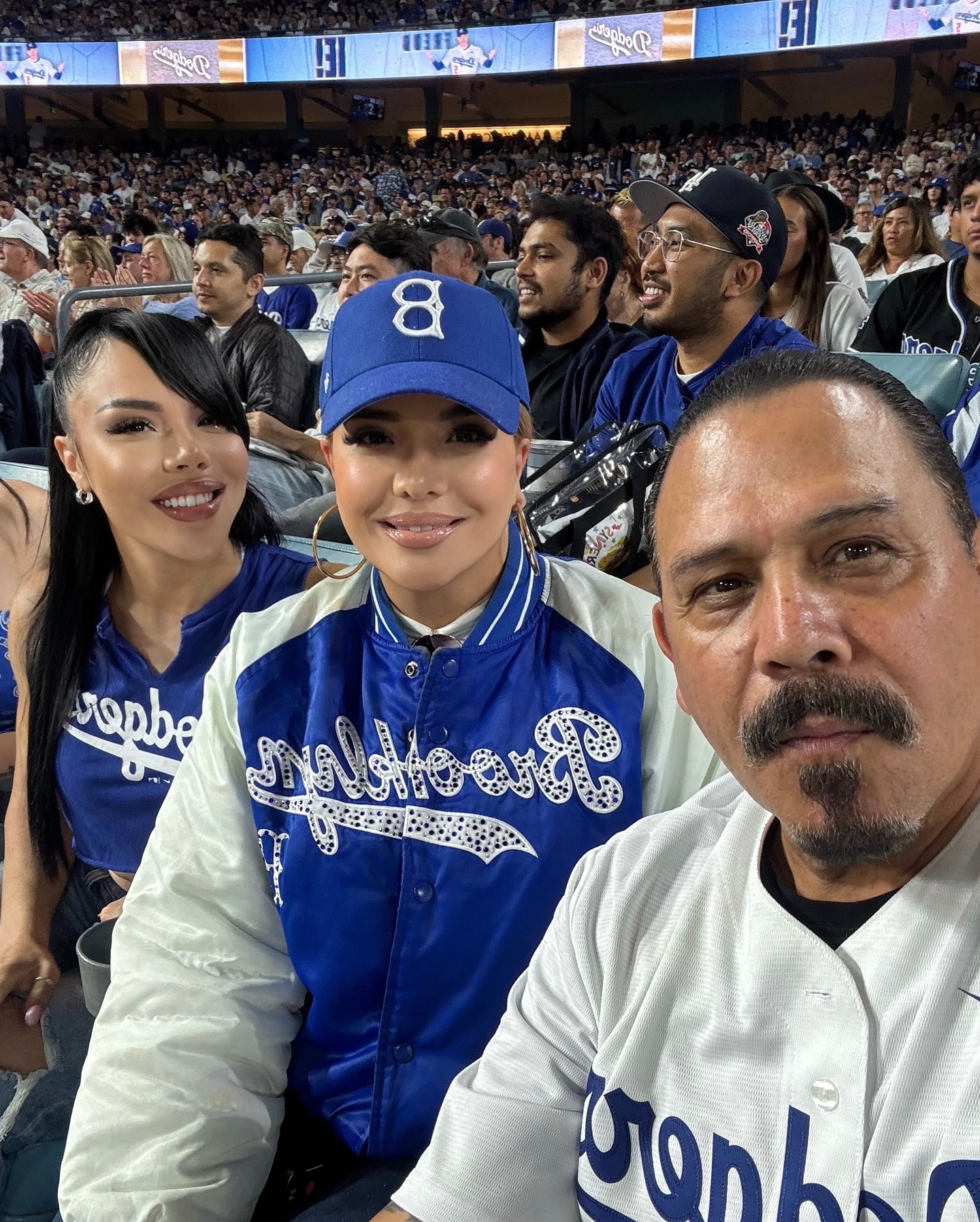 Emilio Rivera Enjoys Dodgers Game with Family