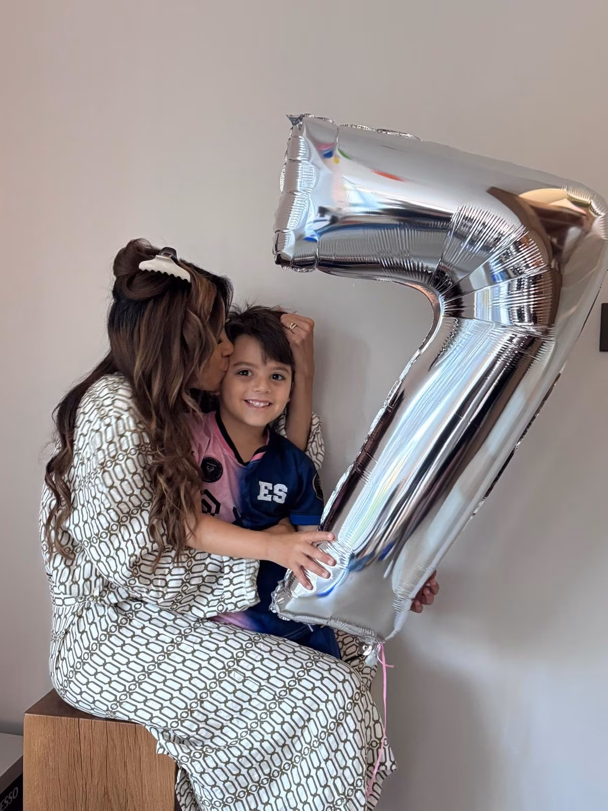 Hollywood mom honors her little one with a touching Instagram tribute, charming snapshots.
