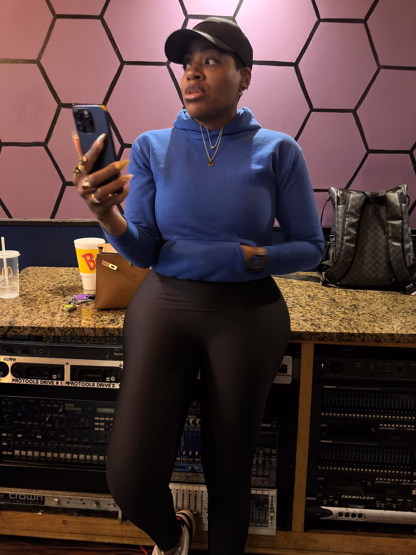 Fantasia Teases New Project at AudioBox Studios