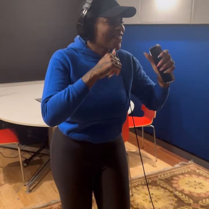 Fantasia Teases New Project at AudioBox Studios