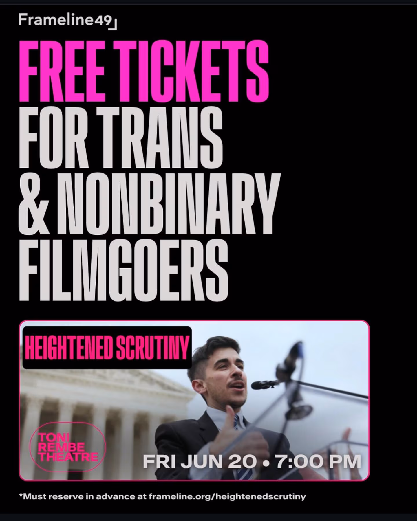 San Francisco’s queer film fest welcomes community to reserve seat for Heightened Scrutiny