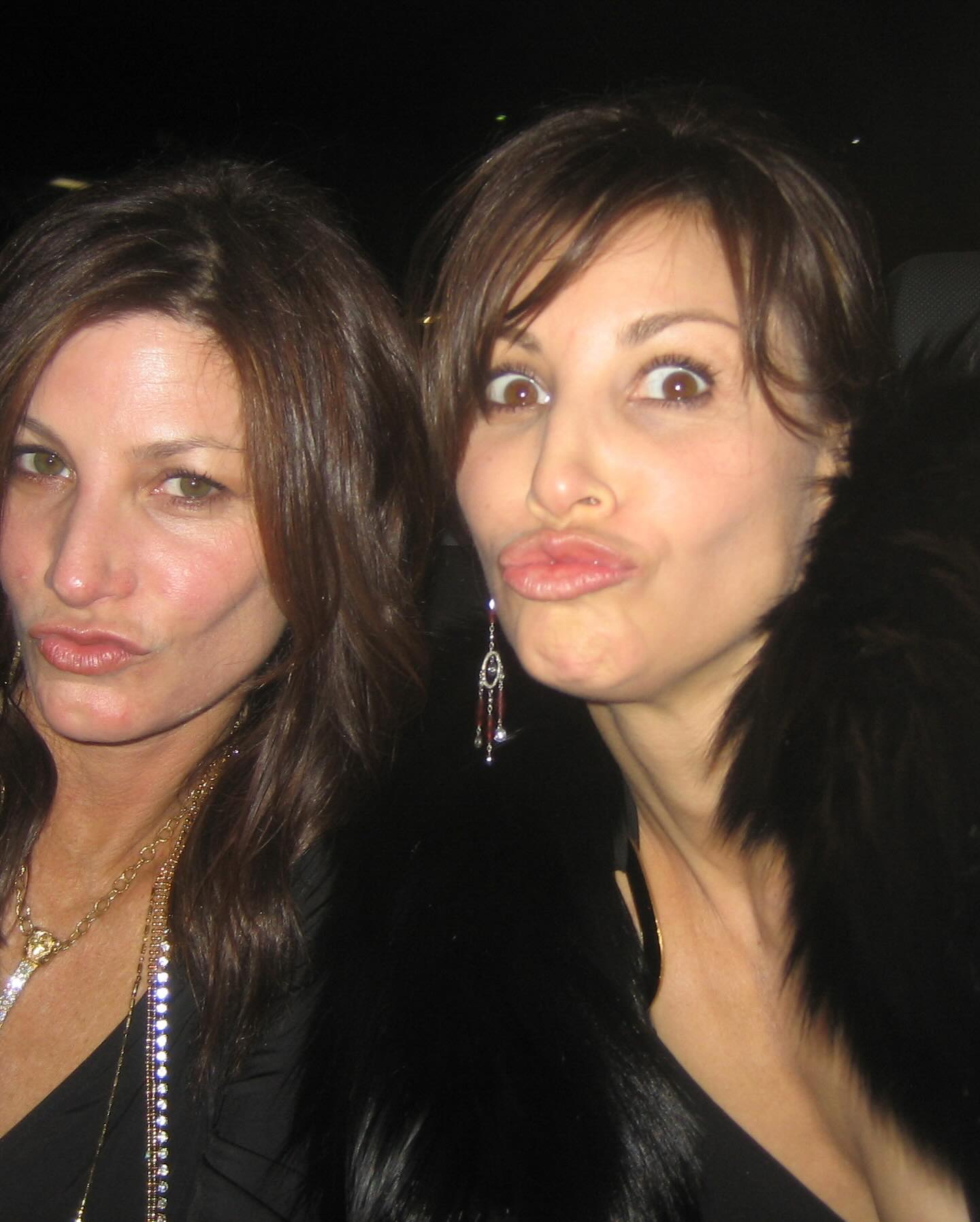 Gina Gershon Twins With Sister Tracy for Birthday Bash