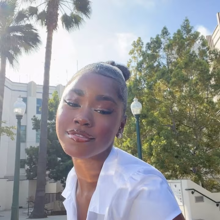 Golden Brooks Stuns in All-White Summer Look with Daughter