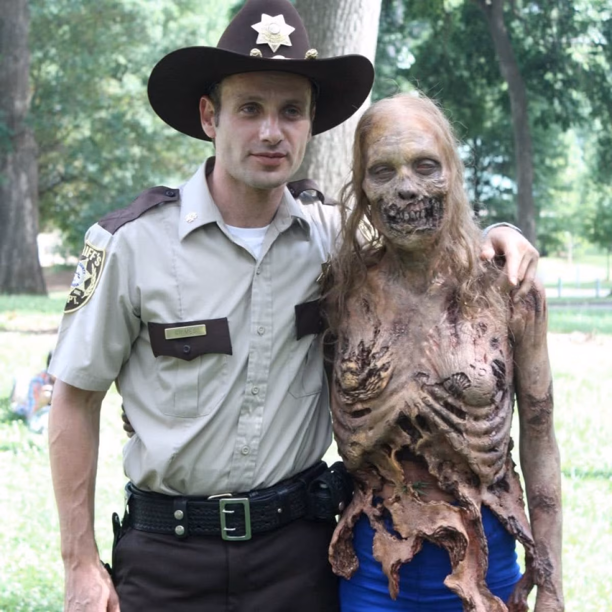 Greg Nicotero Shares June 2015 Throwback With Andy SFX maestro revisits that BTS moment, teasing how Rick Grimes star looked like an infant!!