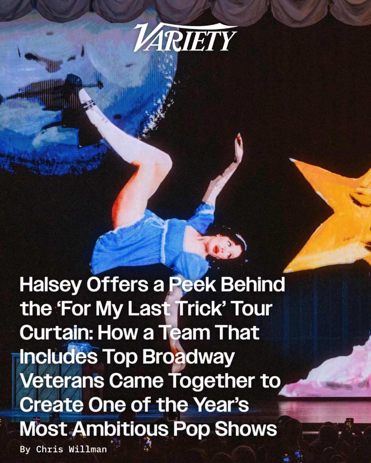 Star thanks for detailed write-up spotlighting her creative team and magical show moments!
