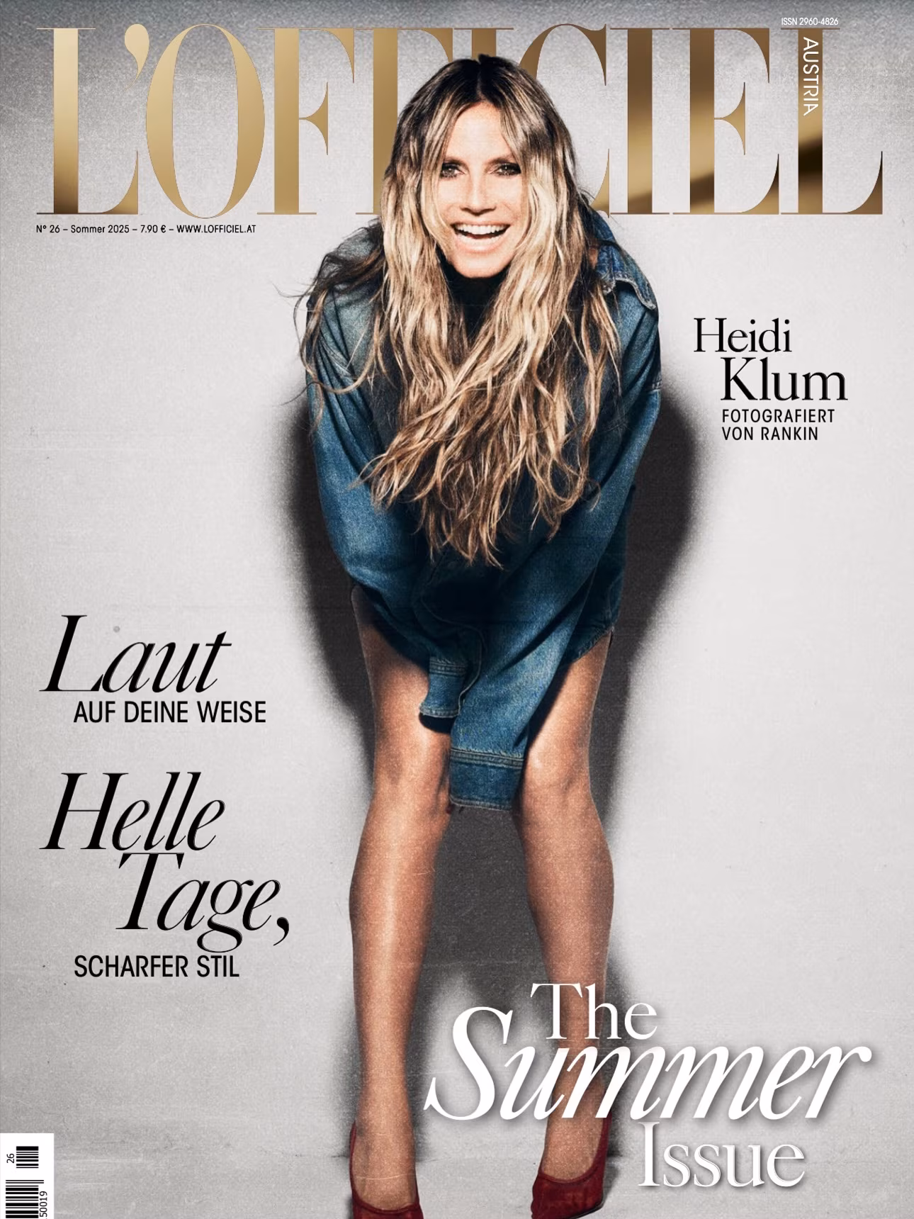 Heidi Klum Shines on L’Officiel Austria Cover The fashion icon thanks her creative team and shares an exclusive peek at the glossy shoot