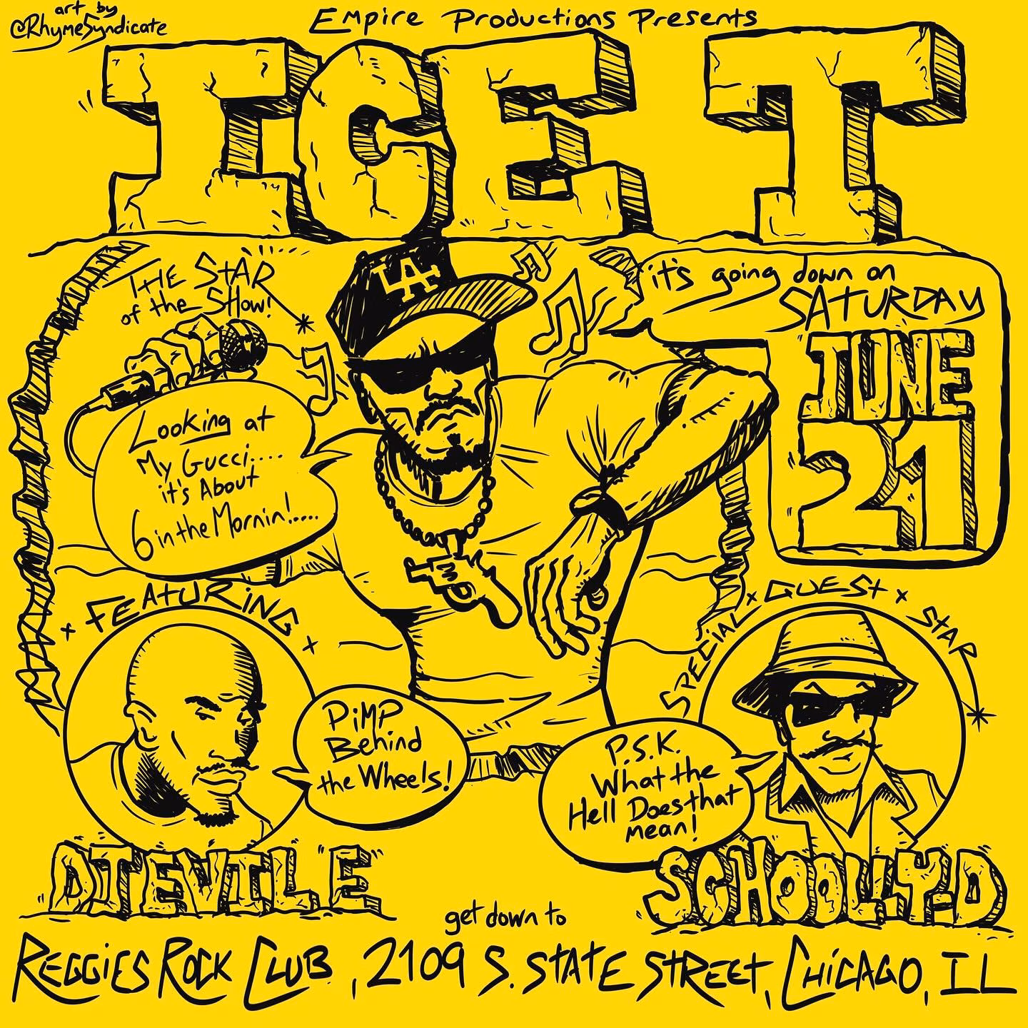 Veteran rapper and collaborator invite fans to an electric old school music showcase event