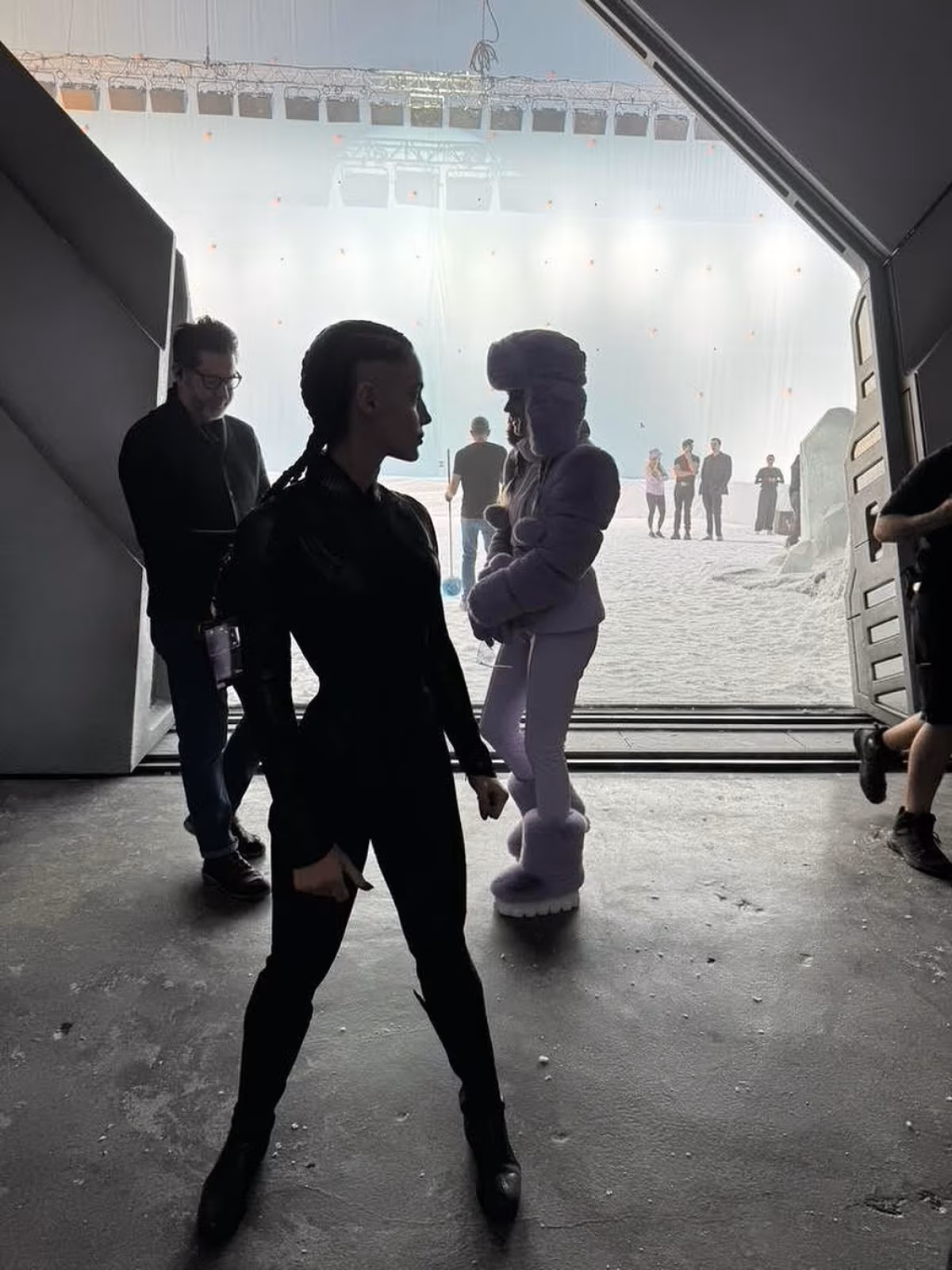 James Gunn Shoots Fortress of Solitude in Norway, Atlanta DCU director films, crafting Superman’s icy stronghold on vast Arctic ice and studio sets.