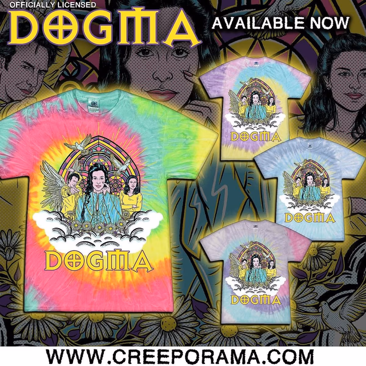 Available cult flick inspired gear marrying protest sign imagery with modern design flair!
