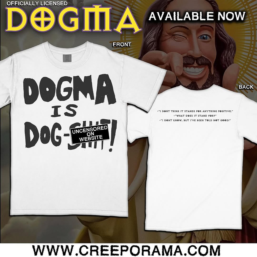 Jason Mewes Drops Official Dogma T-Shirts Featuring 'God Herself' Art