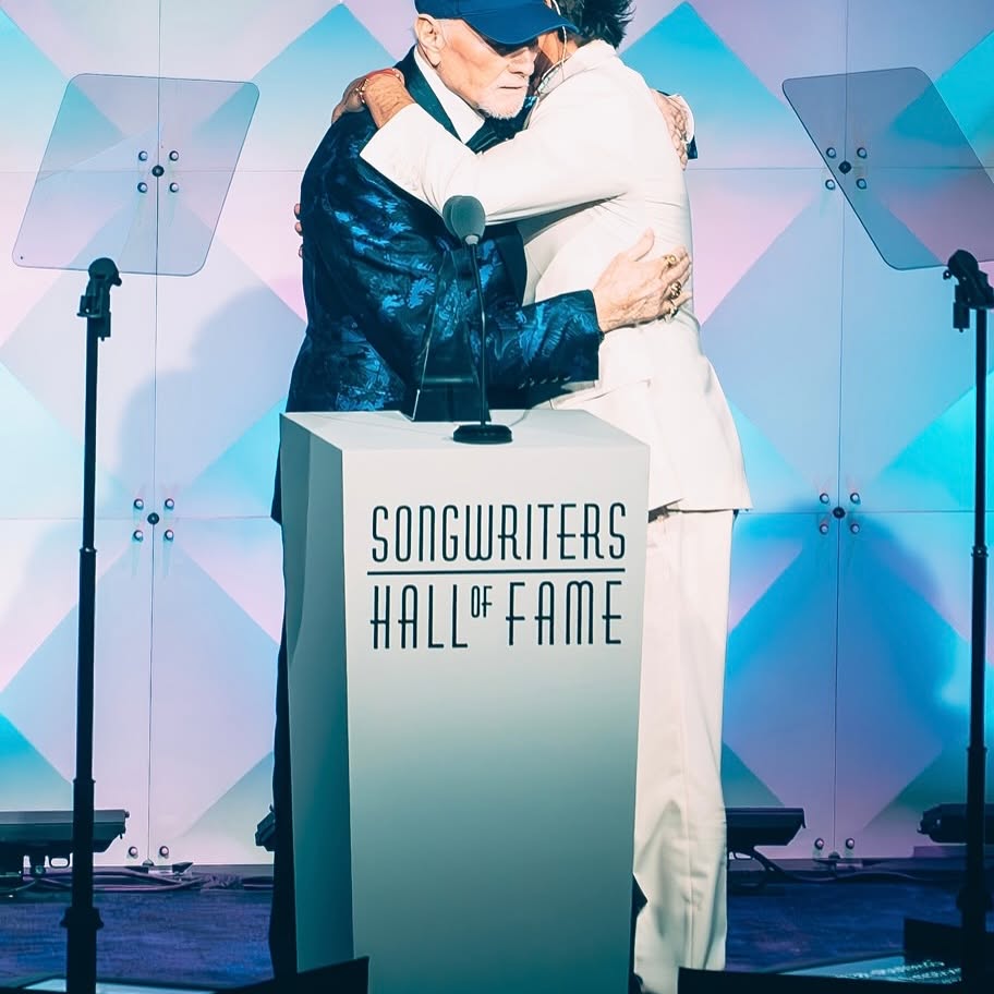 John Stamos Honors Mike Love With Songwriters Hall Induction