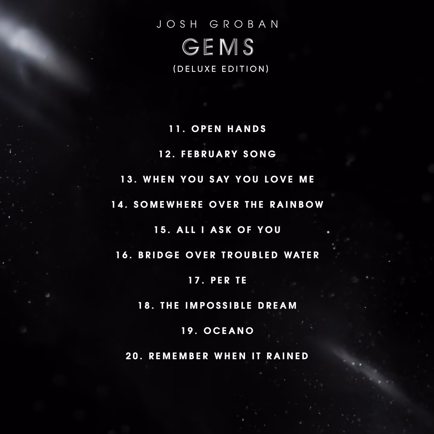 Josh Groban Announces GEMS Deluxe Edition Release