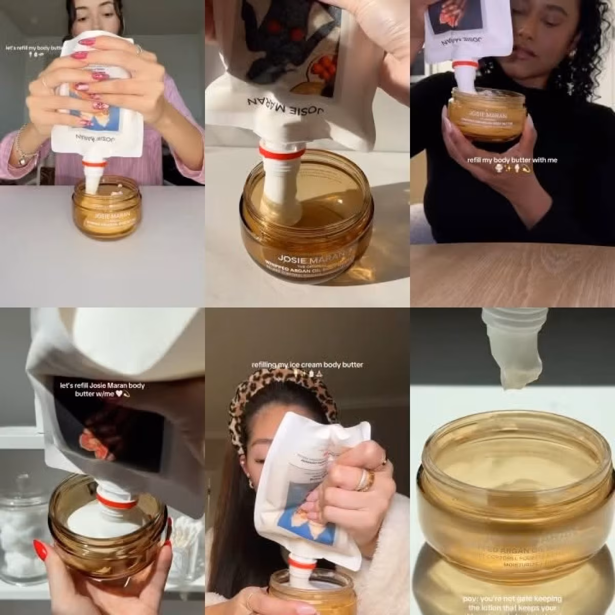 Josie Maran Marks Refill Day with Eco-Friendly Pouches Innovative BPA-free packaging made from recycled materials reduces waste in daily skincare
