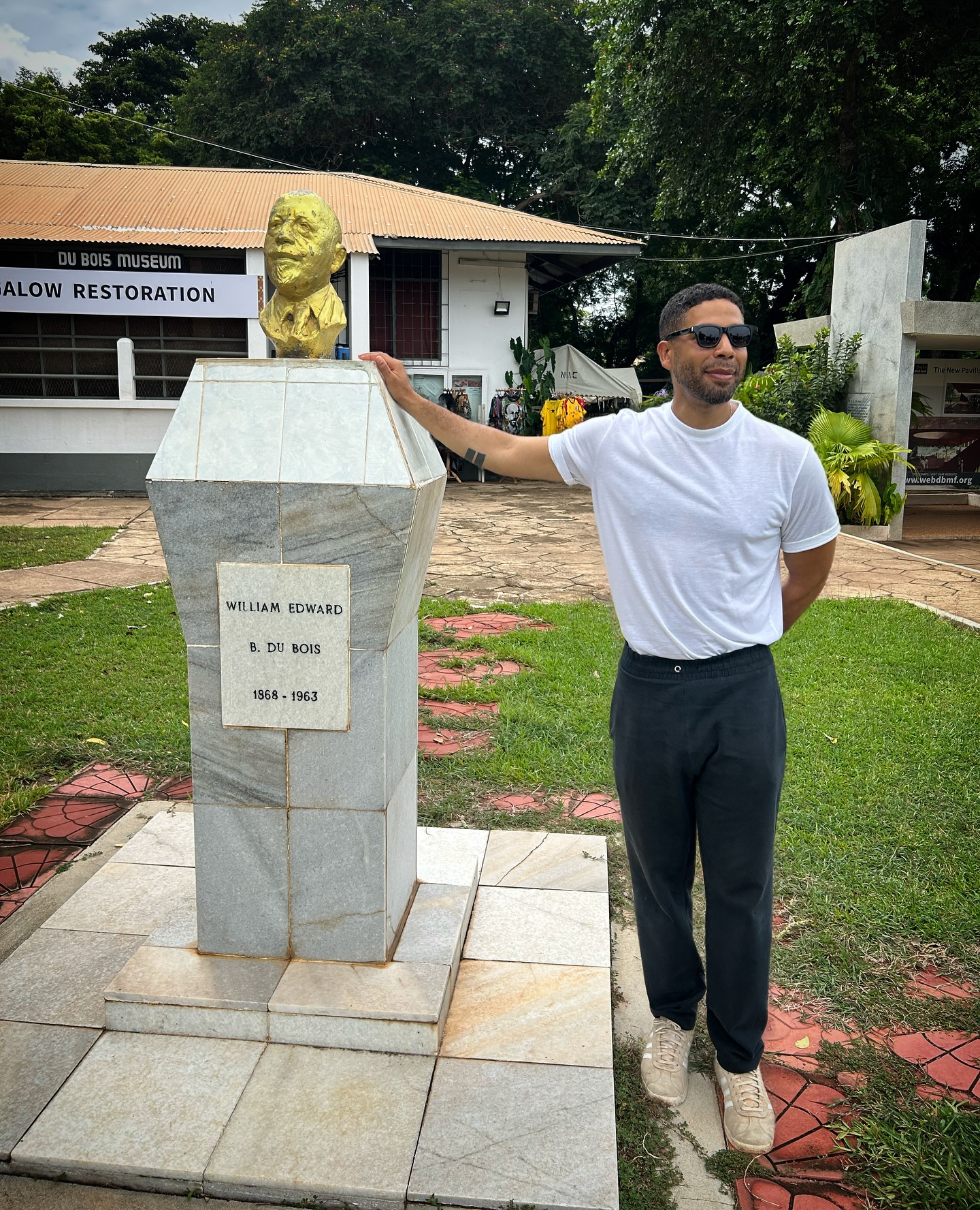 Jussie Smollett Visits W.E.B. Du Bois Centre in Ghana