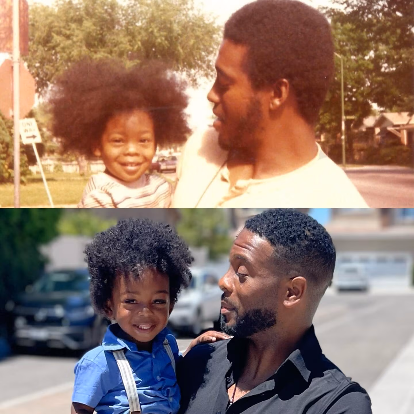 Kel Mitchell Recreates Three-Generation First Haircut Kel Mitchell celebrates Father’s Day by recreating dad’s first haircut photo with son Honor!