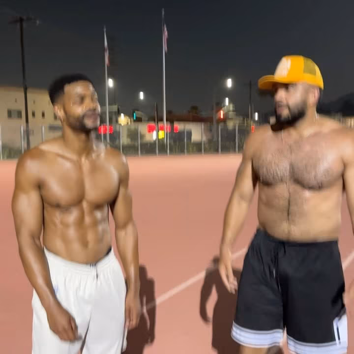 King Bach Celebrates With Cake Amid Busy Shoot