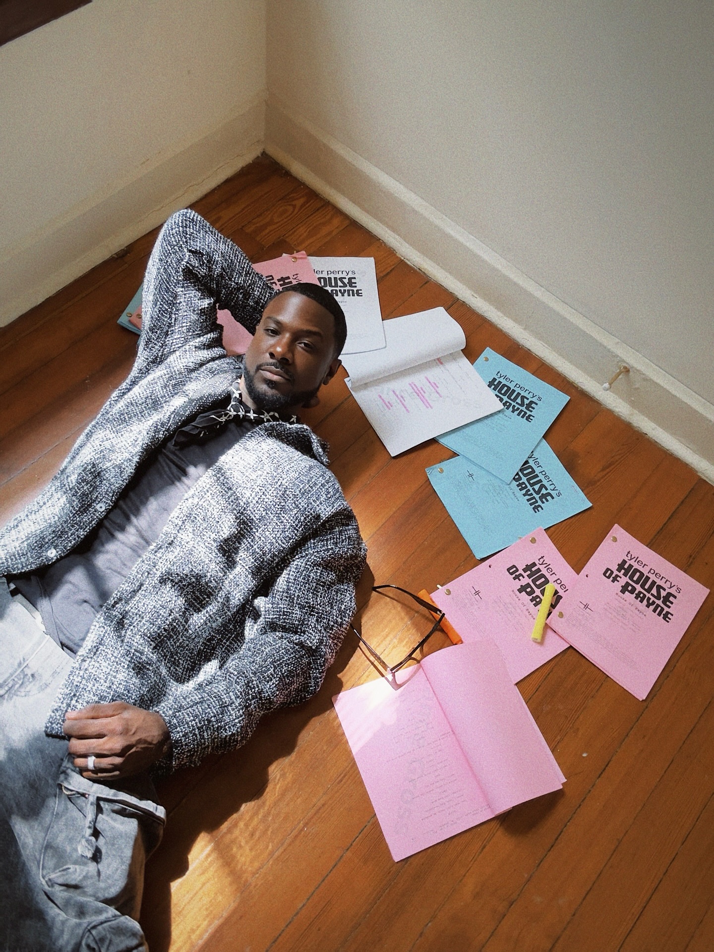 Lance Gross Pops Out in Dapper Style Reveal