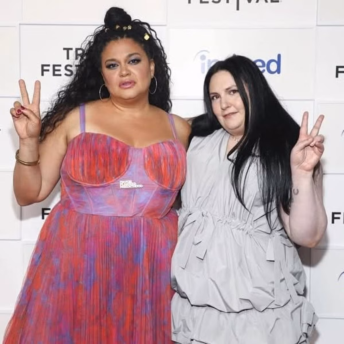 Lena Dunham’s Tribeca Homecoming for Netflix’s Too Much Actress and creator reunites with fellow comic to preview upcoming comedy series in NYC!!.