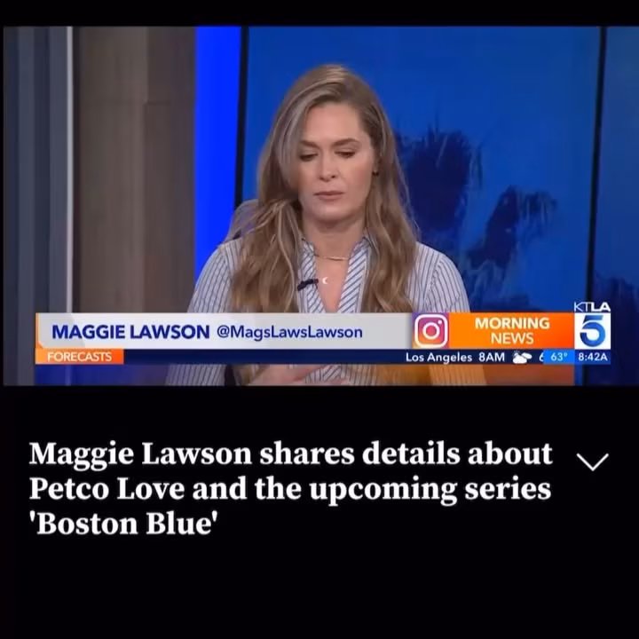 Maggie Lawson’s Dog Linus Debuts on KTLA Morning Show