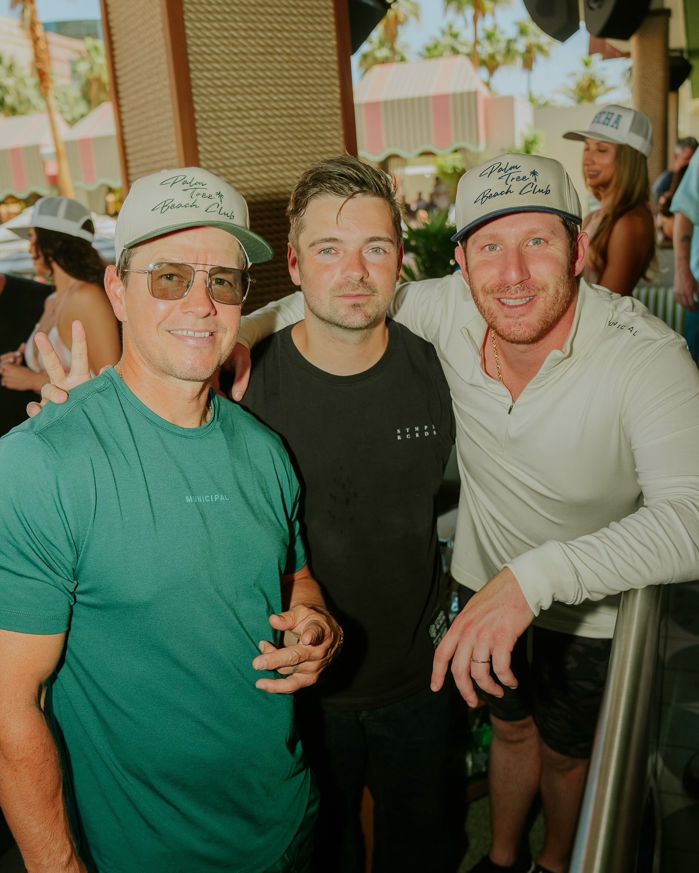 Mark Wahlberg Joins Martin Garrix at Palm Tree Beach Club