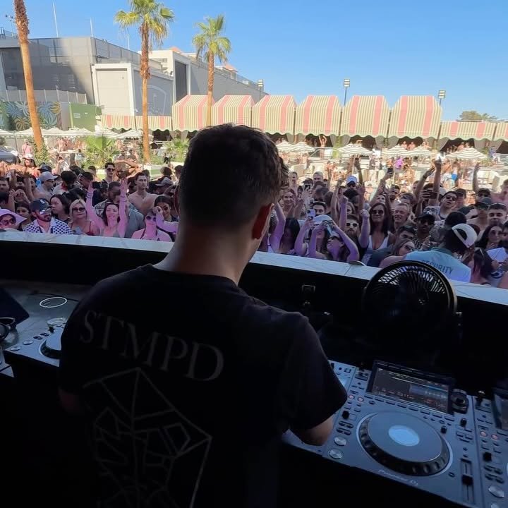 Mark Wahlberg Joins Martin Garrix at Palm Tree Beach Club