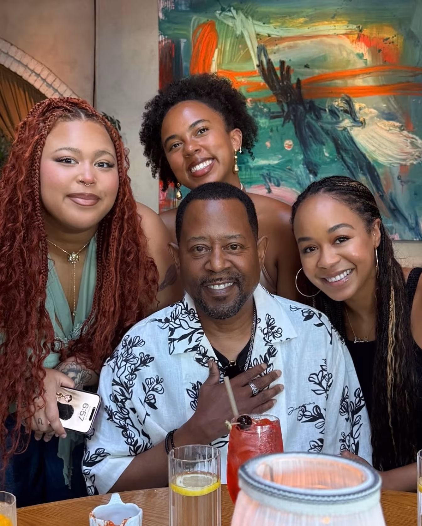 Veteran actor shares a heartfelt family moment, embracing his role as a proud dad to girls