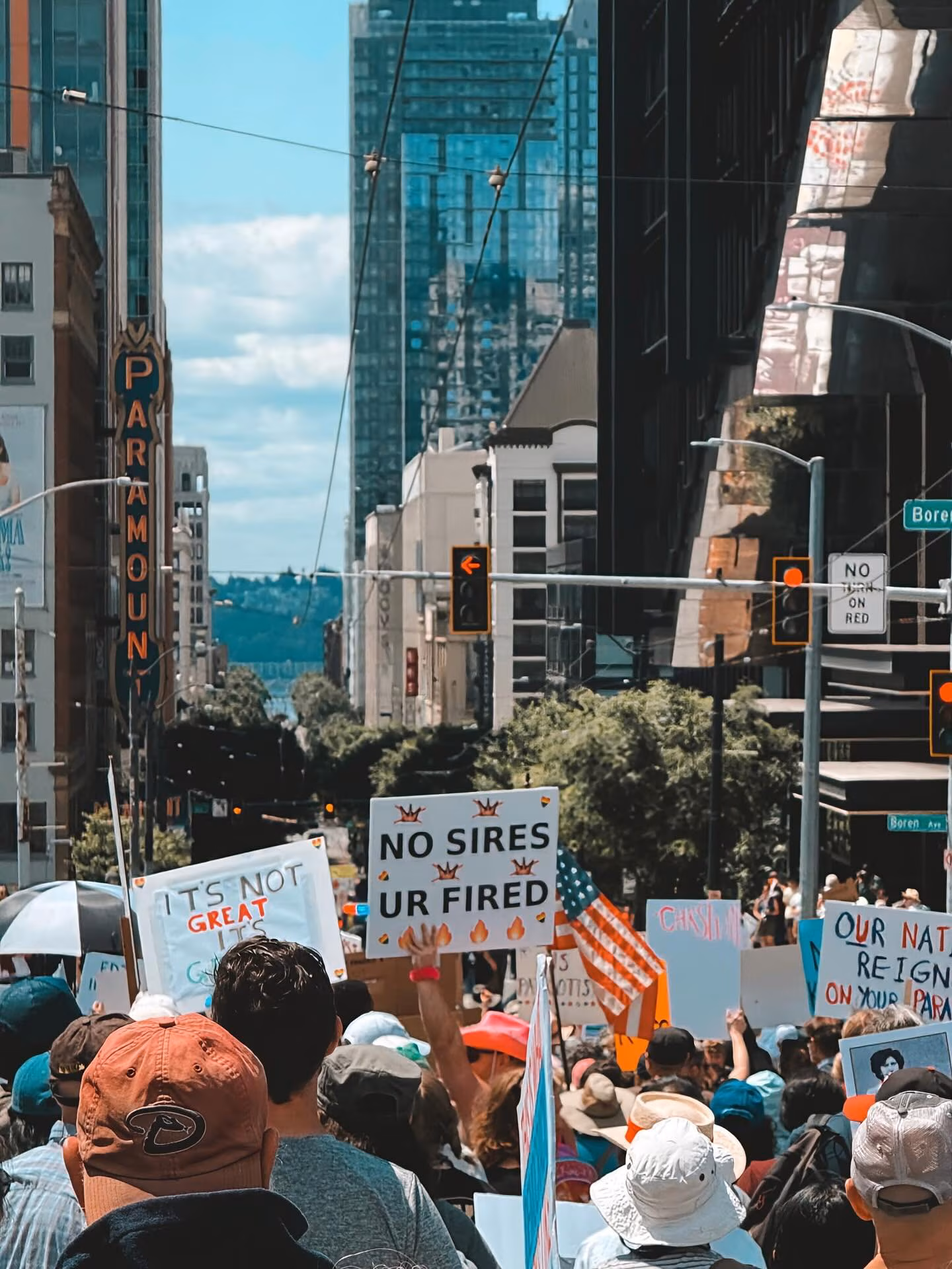Nicole Gale Anderson Leads No Kings Day Doggie Protest