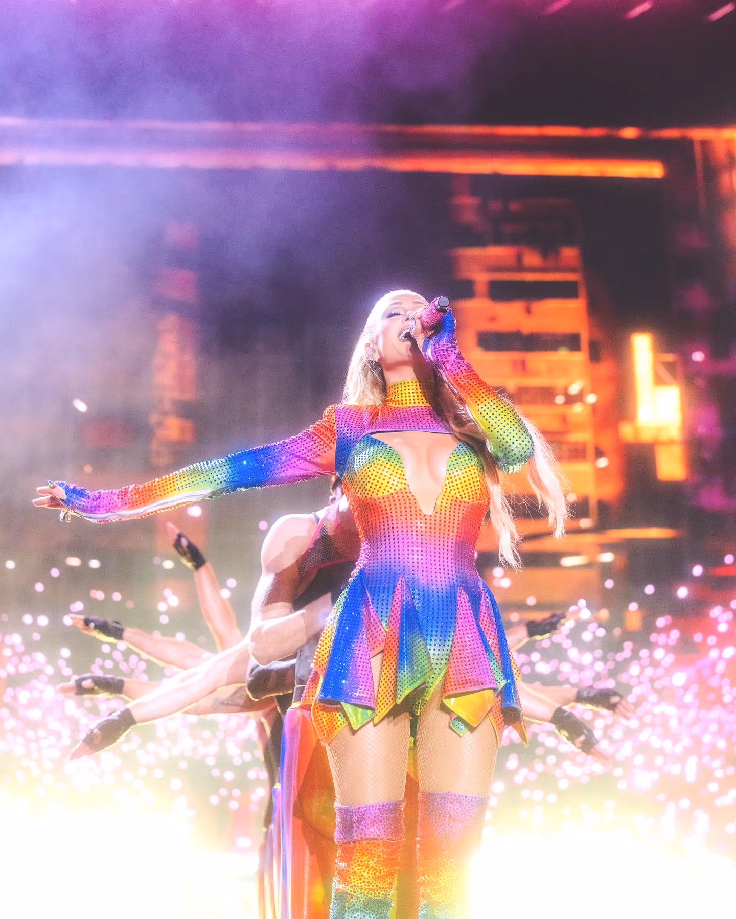 Sliving queen lit up DC with a rainbow-fueled set celebrating love, energy and unity live.