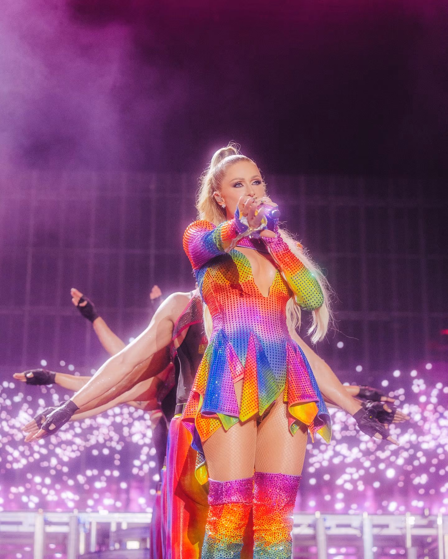Paris Hilton Shines at World Pride Music Festival