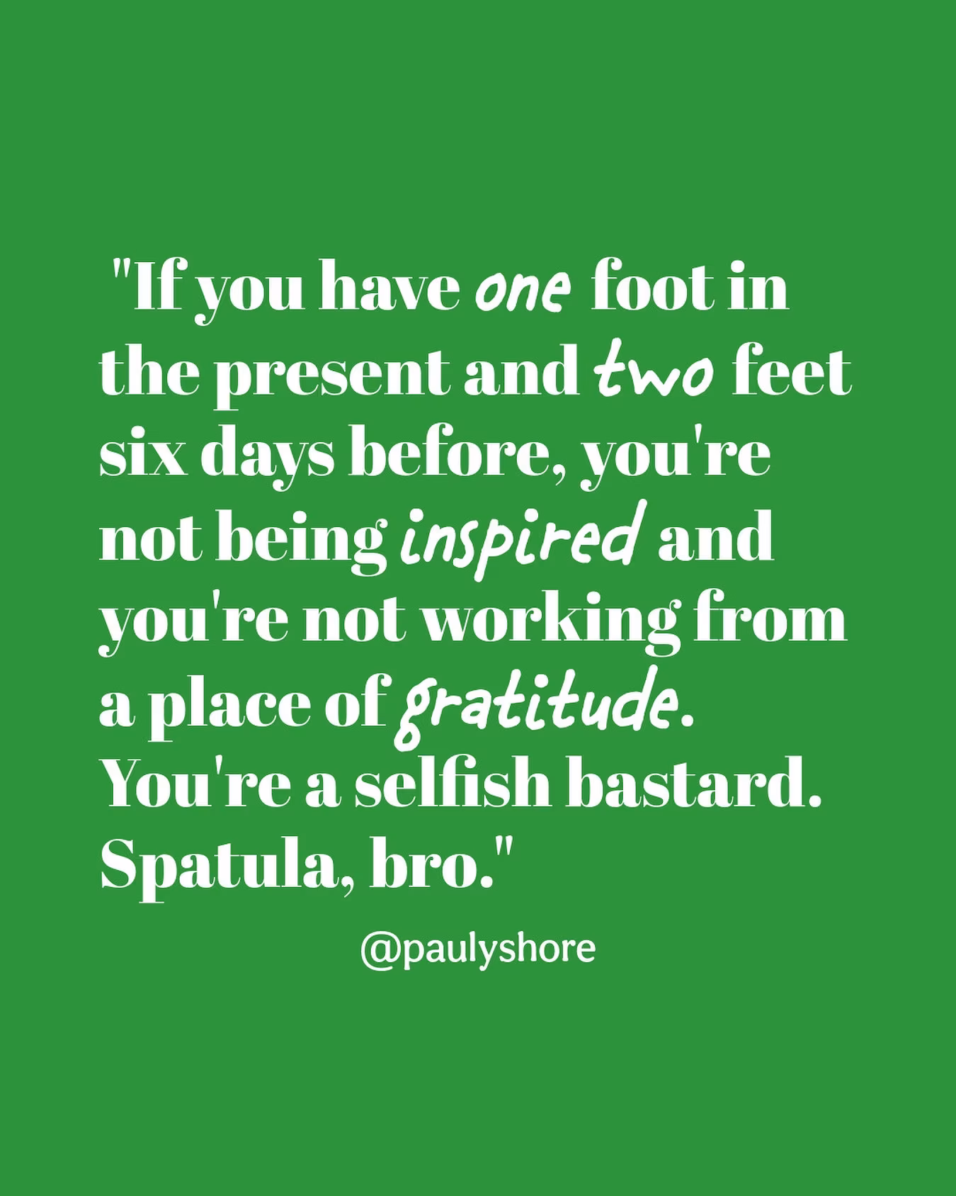 Comedian’s heartfelt message invites fans to embrace optimism, mindset in a playful way.
