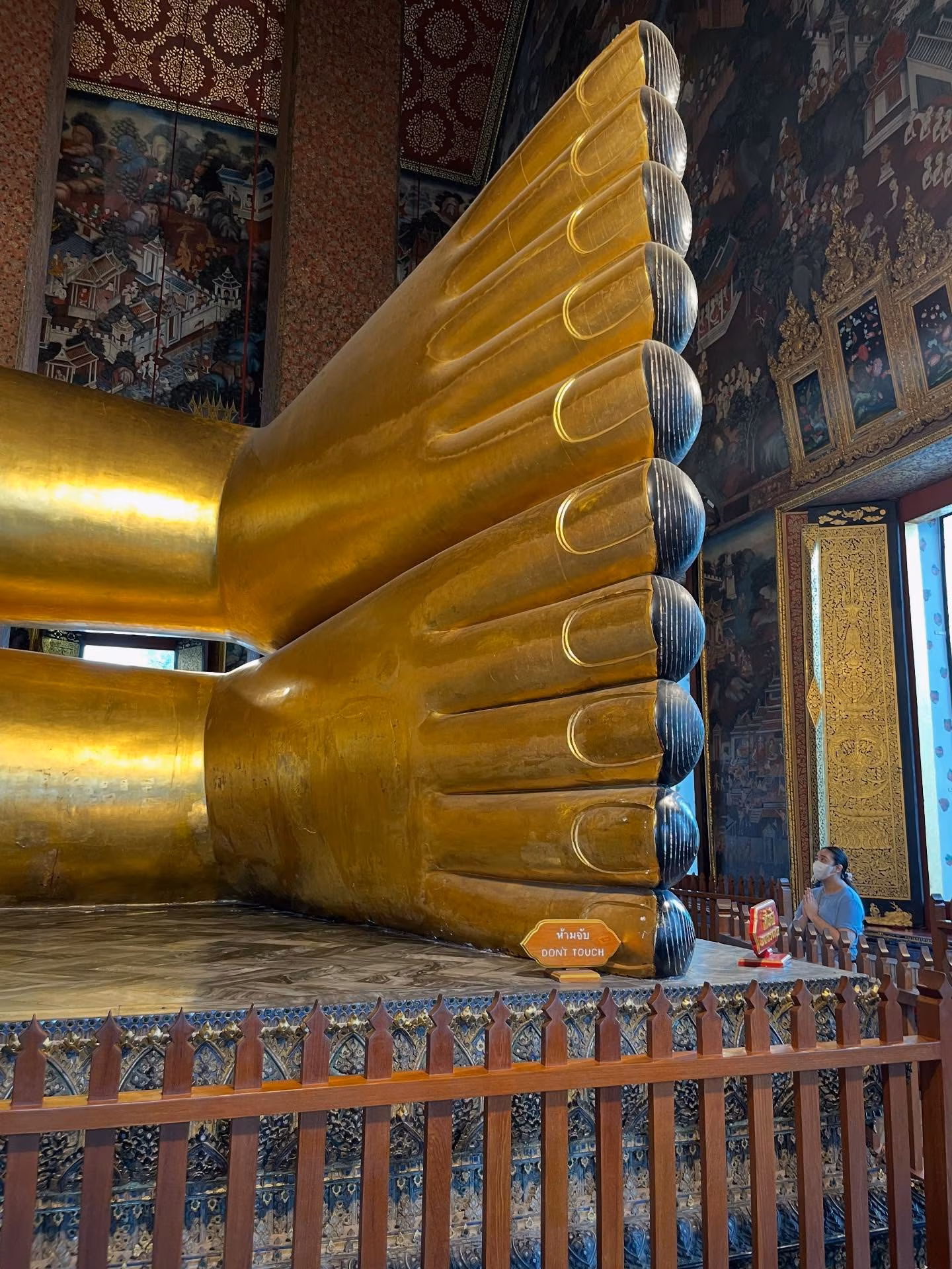 Reggie Hayes Finds Peace at Wat Pho’s Reclining Buddha