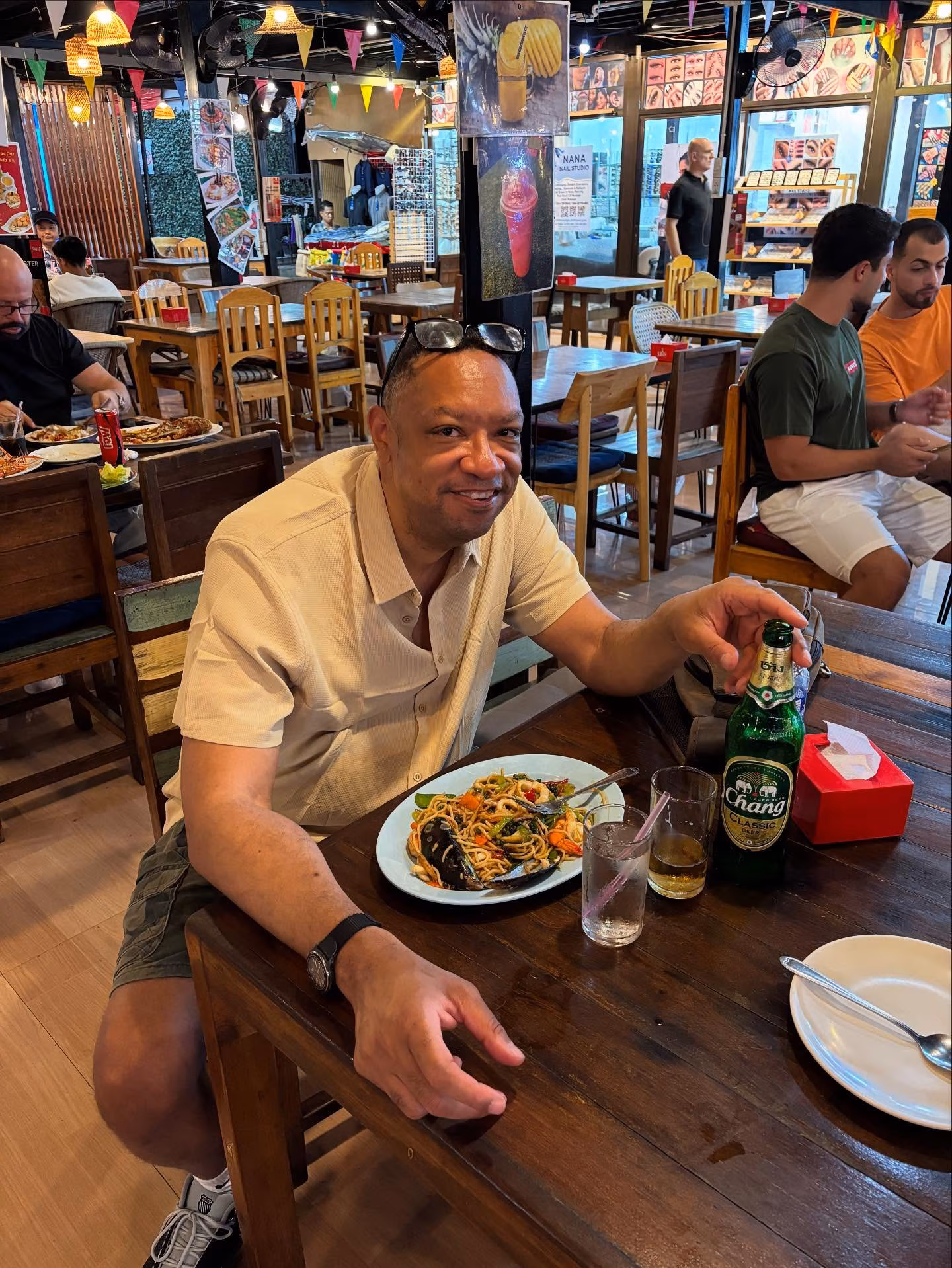 Actor Reggie Hayes in Thailand shares moment simple curry request ignited his palate.
