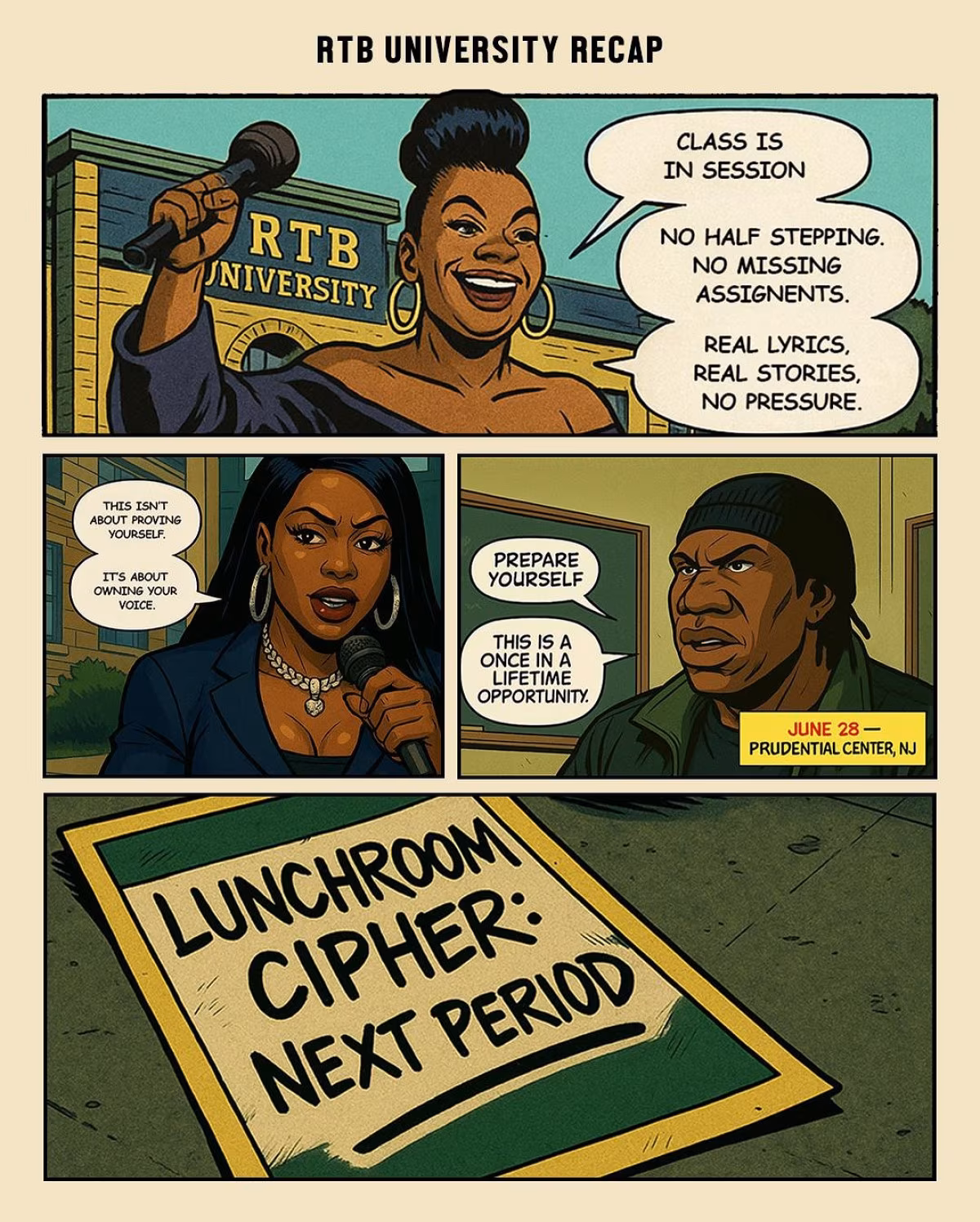 Rock The Bells Festival Drops Comic Book Edition 3 LL Cool J unveils University storyline for Hip-Hop fans as Prudential Center event nears on June 28 🔥