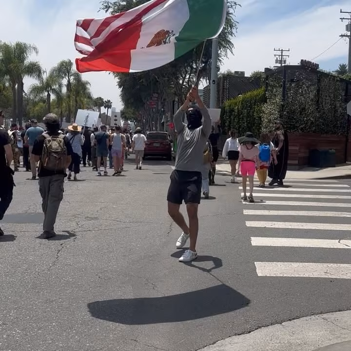 Shangela Leads No Kings Day Rally in West Hollywood