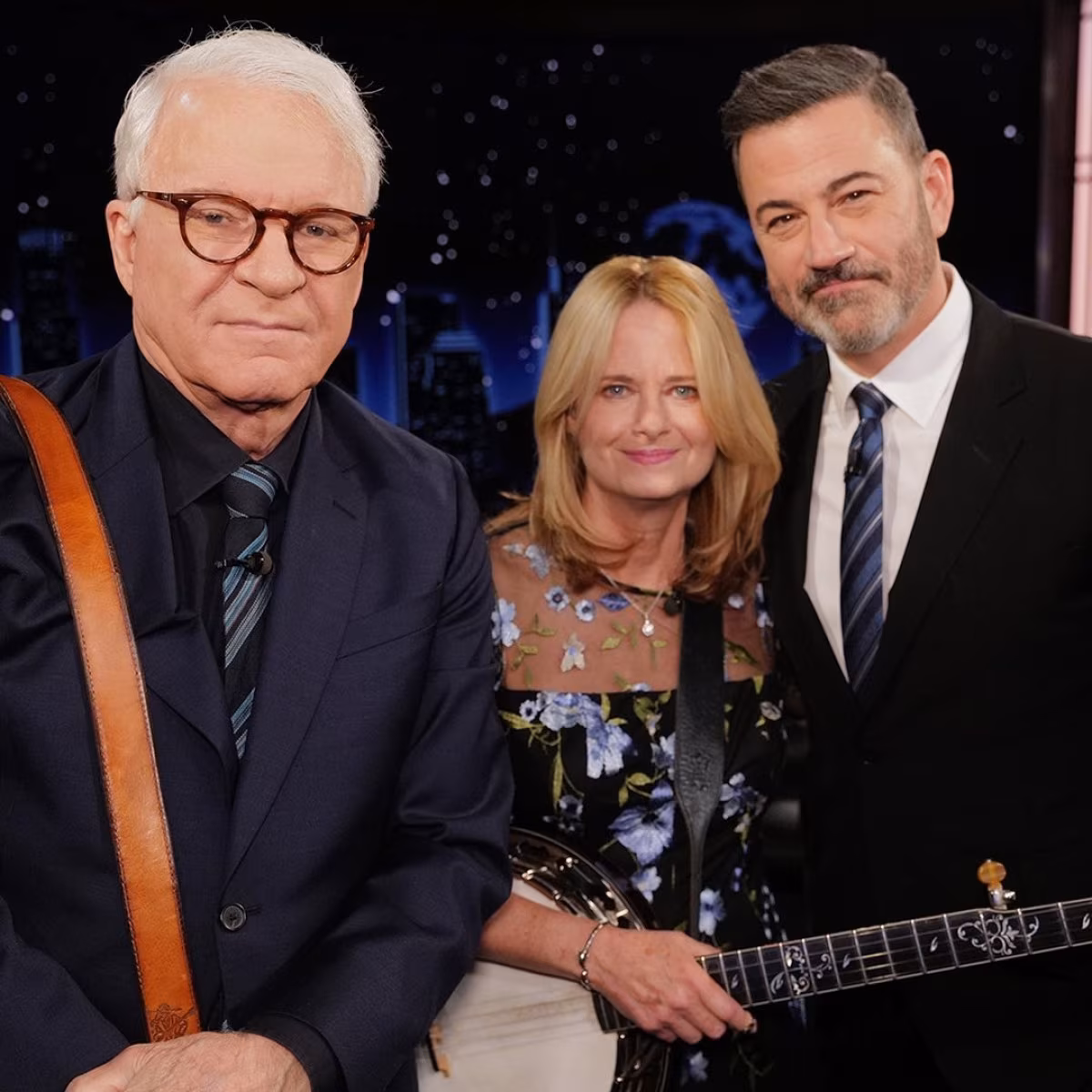 Steve Martin Teams Up With Alison Brown on Kimmel Steve Martin and Alison Brown brought lively bluegrass energy to Jimmy Kimmel Live’s stage