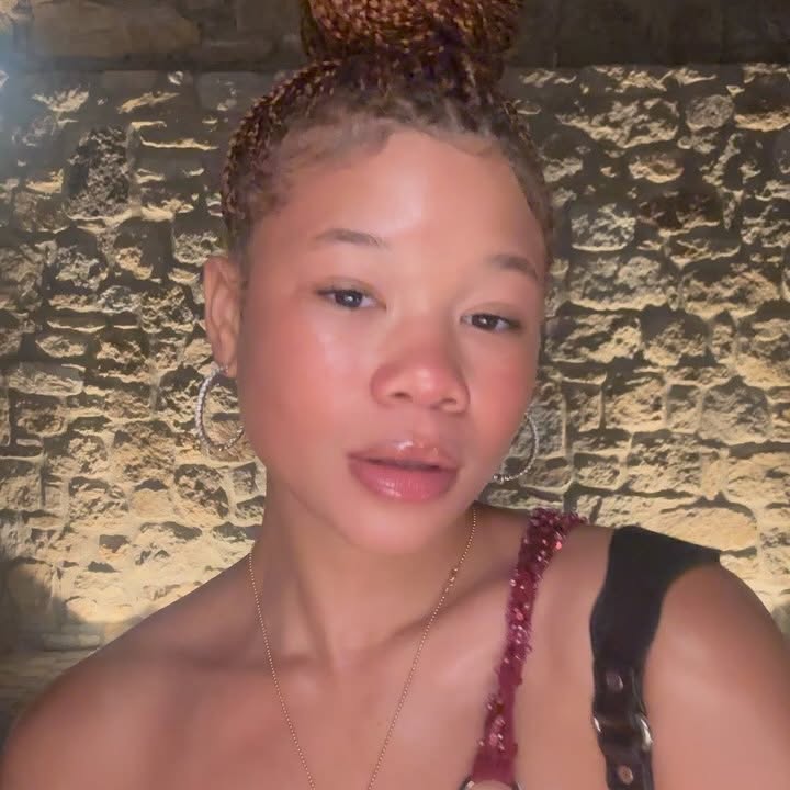 Storm Reid Slays Jet Lag With Effortless In-Flight Style