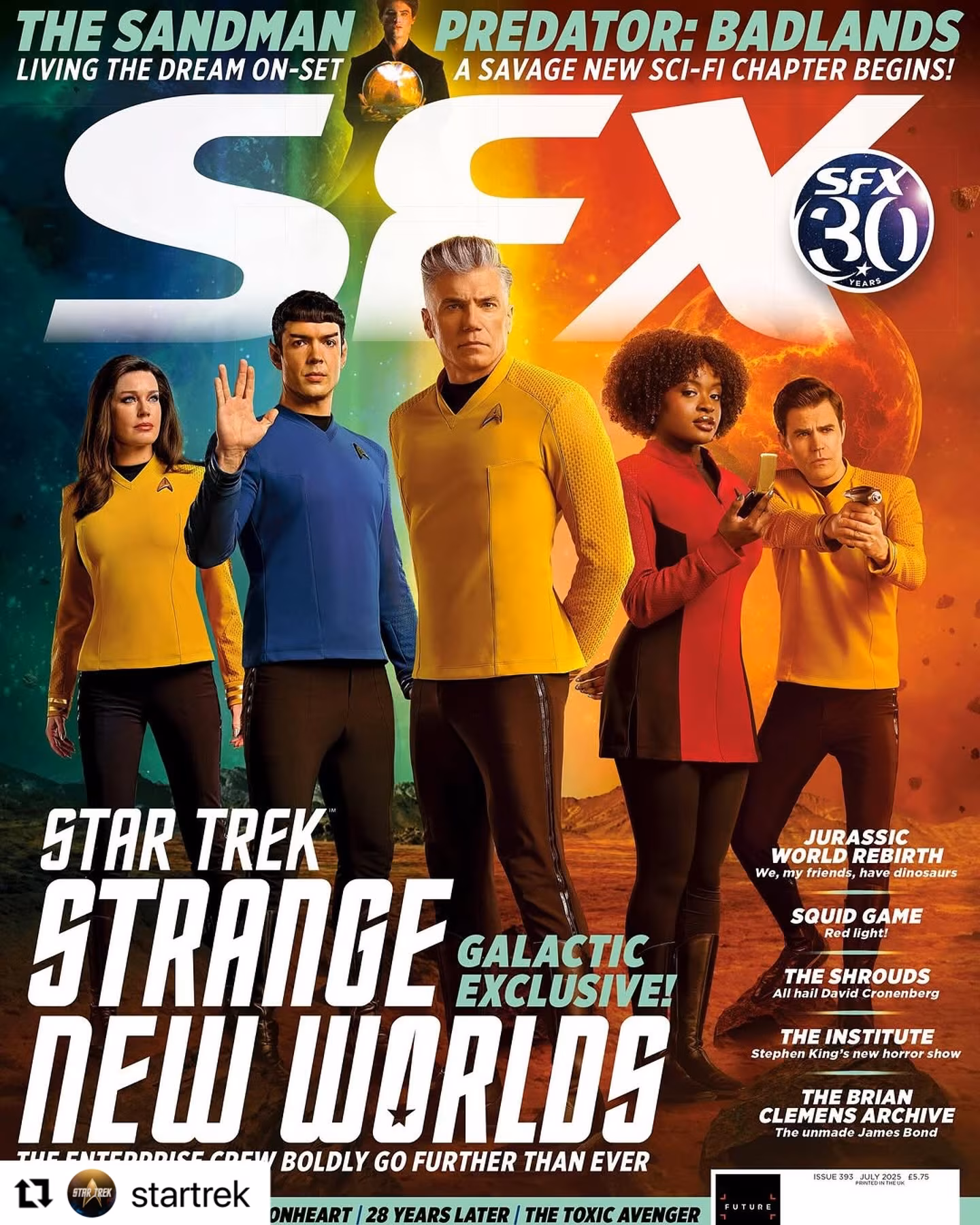 Strange New Worlds Season 3 Gets First Look in SFX Magazine Sneak a glimpse at season visuals, cast moments and posters arriving the newsstands June 18.