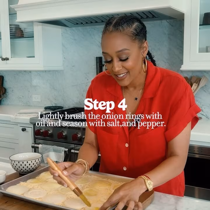 Tia Mowry’s Crispy Onion Chips Recipe Trend