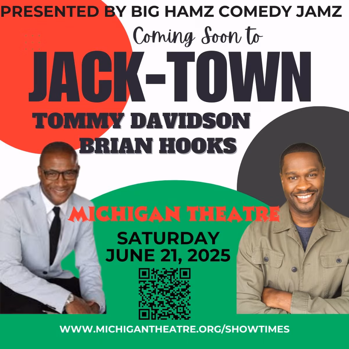 Tommy Davidson Heads to Jackson for Comedy Show Veteran comedian touches down in Michigan for a night packed with big laughs impressions.