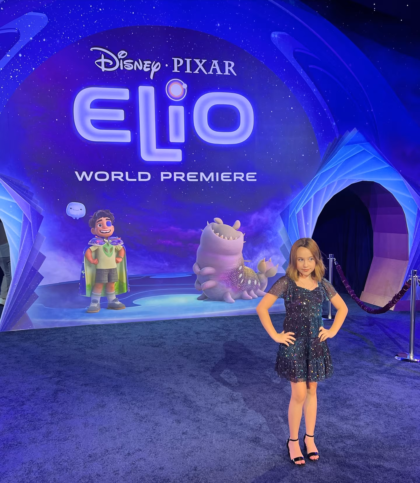 Vivien Lyra Blair Shines at Elio Premiere