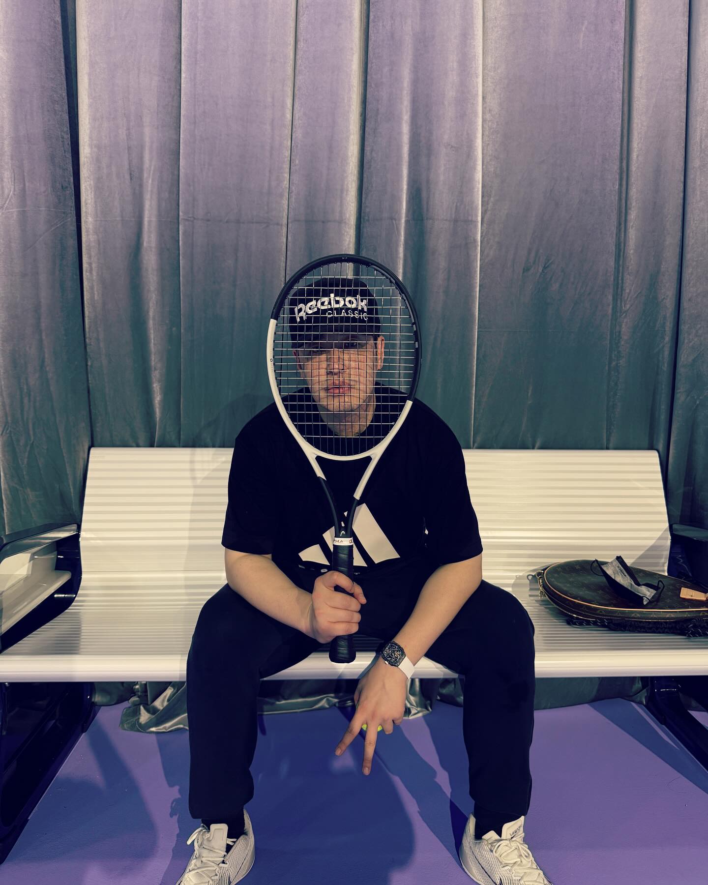 Will Pan Shows Off Tennis Moves