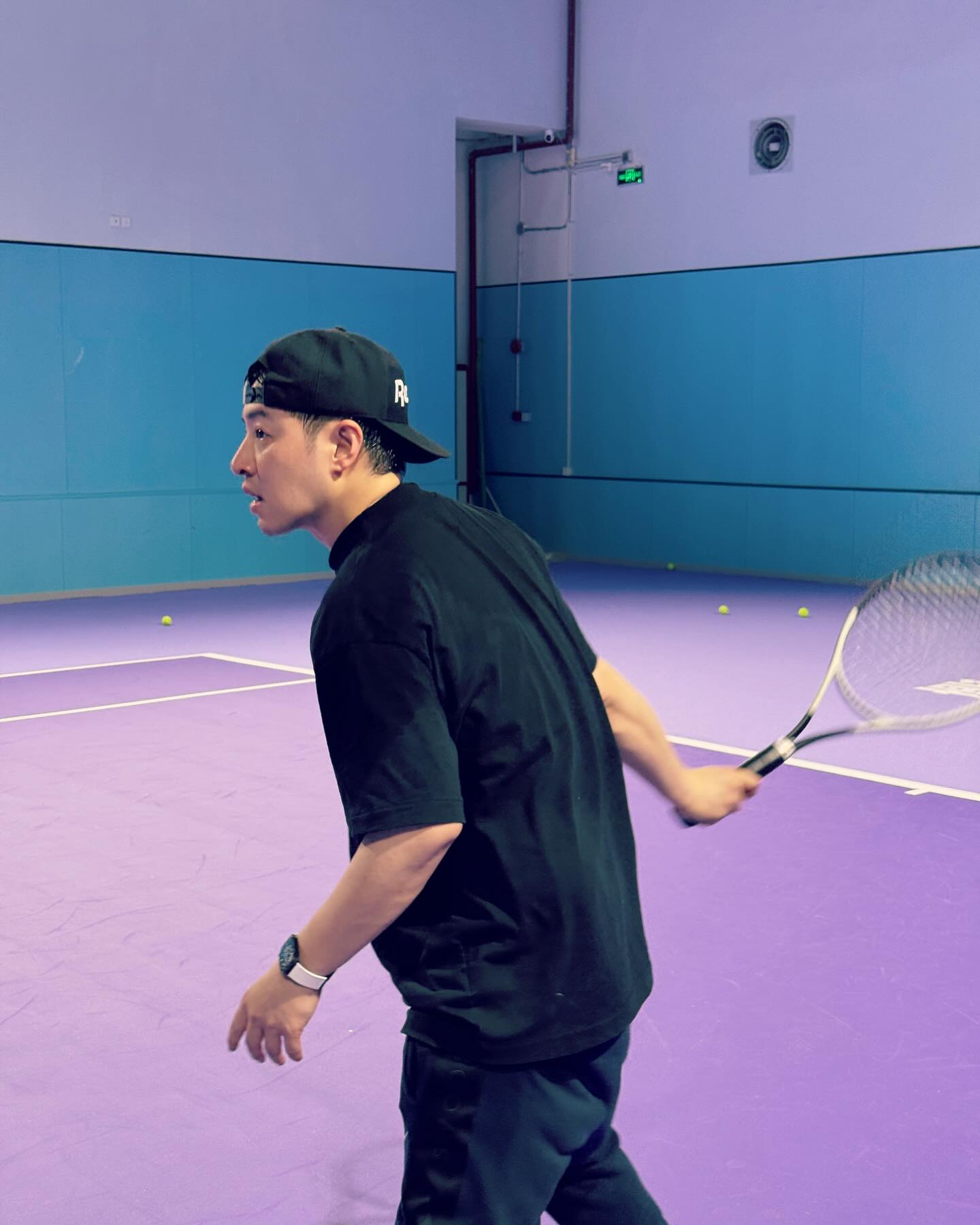 Will Pan Shows Off Tennis Moves